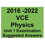 VCE Physics Exam Unit 1
